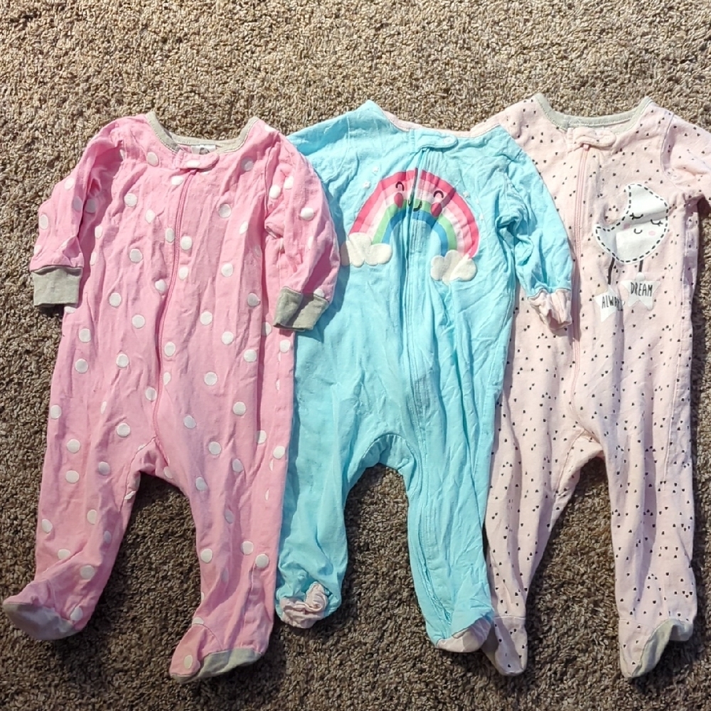Pink and Blue Kids One Piece Set